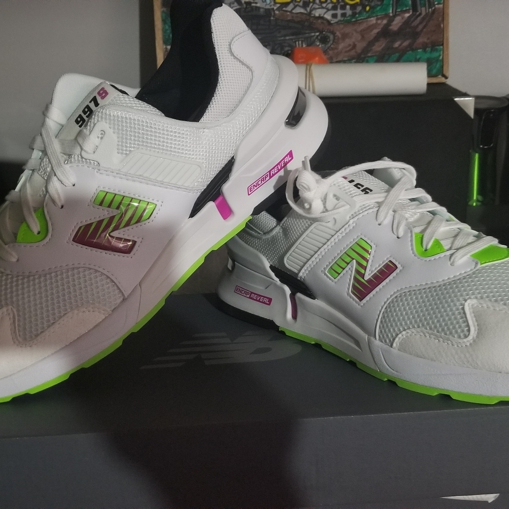 New Balance Kawhi Leonard 997 Berry Lime
